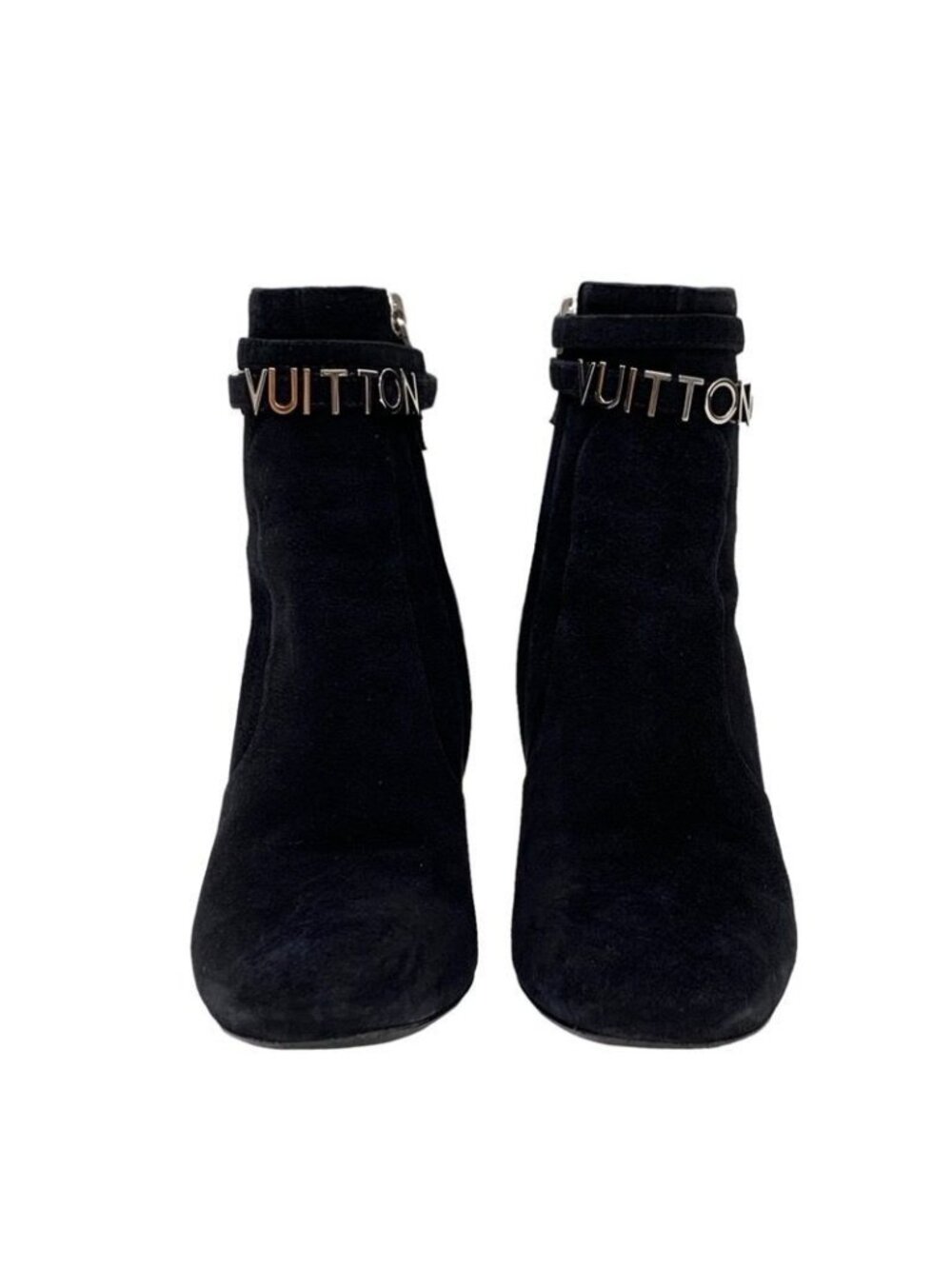 Louis Vuitton Call Back Line Boots Short Ankle Shoes Logo Suede - Picture 3 of 10